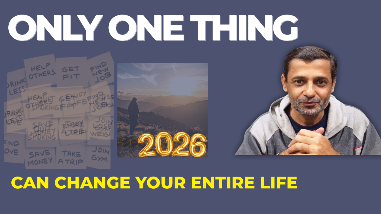 Simplest ever one-line new year resolution